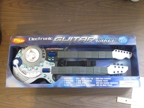Electronic Modem Double Neck Toy Guitar Mixer HMG-255