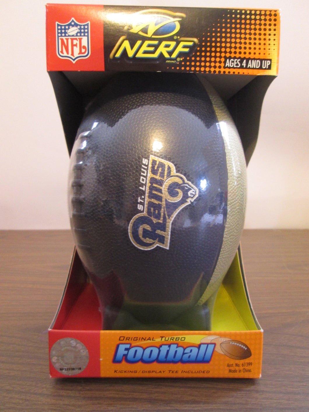 NFL Nerf Football St. Louis Rams Logo