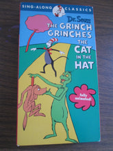 Dr. Seuss The Grinch Grinches The Cat in the Hat Sing Along Classics VHS  1971