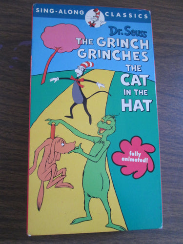 Dr. Seuss The Grinch Grinches The Cat in the Hat Sing Along Classics VHS  1971