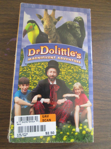 Dr. Doolittle's Magnificent Adventures VHS Sealed 1997