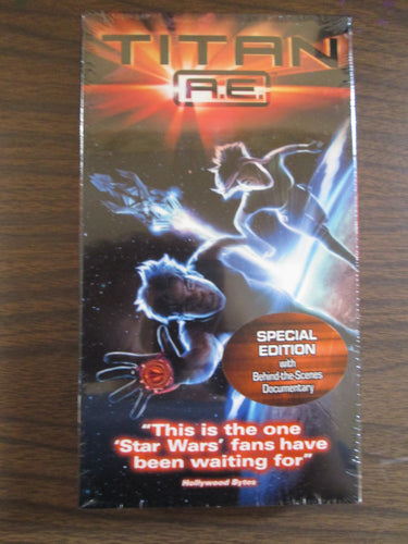 Titan A.E. Movie Special Edition Sealed VHS 2000