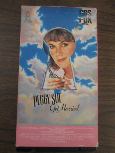 Peggy Sue Got Married Movie starring Kathleen Turner VHS 1986