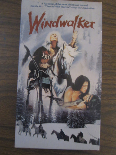 Windwalker Movie starring Trevor Howard in Native American with Subtitles VHS 1991