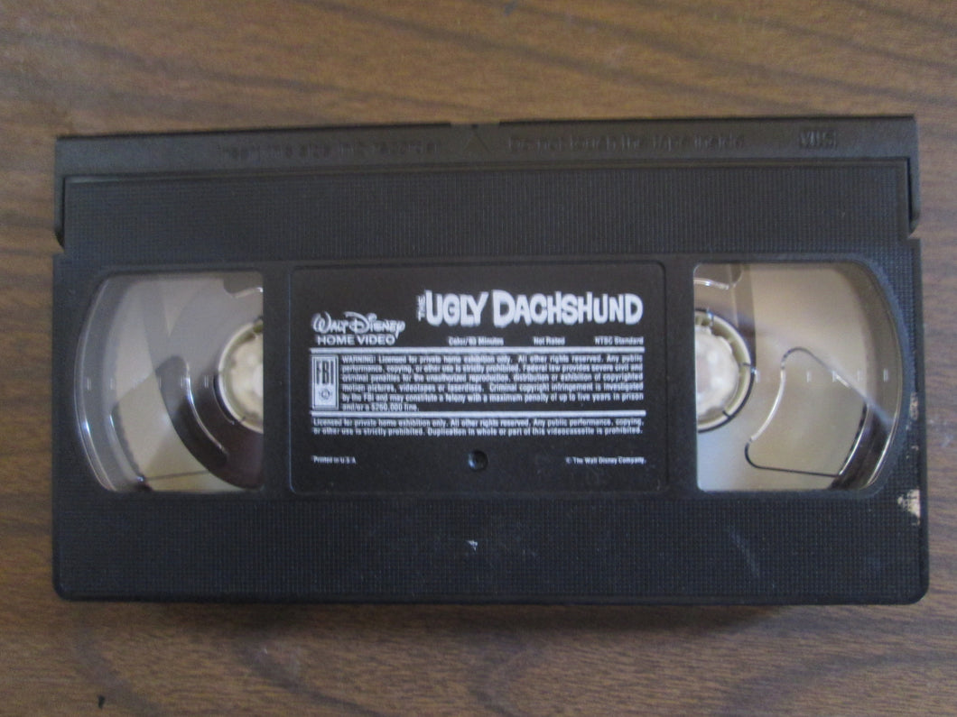 The Ugly Dachshund VHS No Case