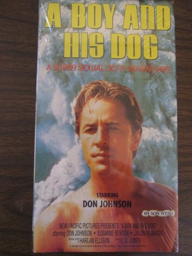 A Boy And His Dog Movie starring Don Johnson Sealed VHS 1982