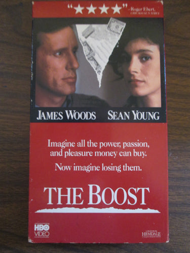 The Boost Movie starring James Woods and Sean Young VHS 1986