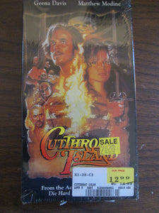 Cutthroat Island Movie starring Geena Davis & Matthew Modine Sealed VHS 1996