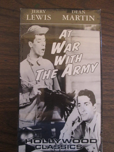 At War With The Army Movie starring Jerry Lewis & Dean Martin Sealed VHS 1994