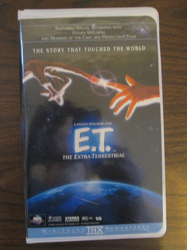 ET The Story that Touched the World Digitally THX Remastered VHS 1982