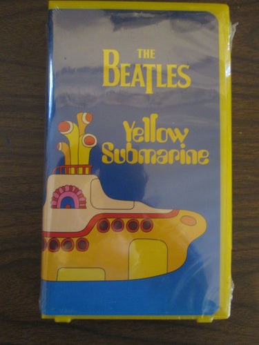 The Beatles Yellow Submarine Sealed VHS 1968