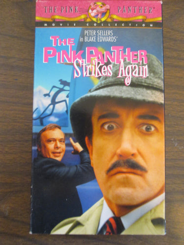 The Pink Panther Strikes Again Movie starring Peter Sellers VHS 1976