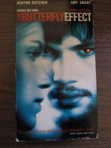 The Butterfly Effect Movie starring Ashton Kutcher & Amy Smart VHS 2004