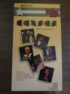 Kansas Best of Kansas Live VHS 1982