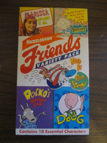 Nickelodean Friends Variety Pack Promotional Video VHS 1994