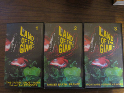 Land of the Giants TV Show Vol1-Vol 3 VHS 1968