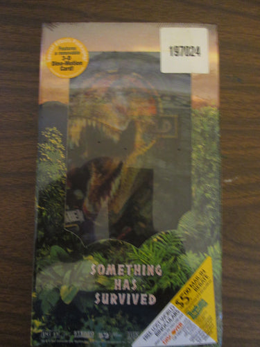 Jurassic Park The Lost World Movie with 3D Card Sealed VHS