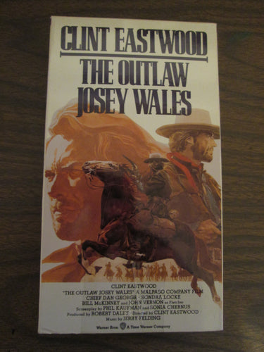 The Outlaw Josey Wales starring Clint Eastwood VHS 1976