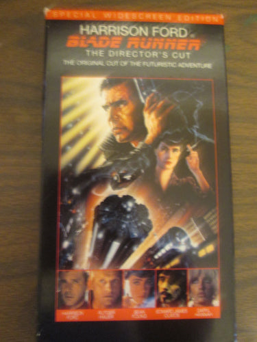 Blade Runner Movie starring Harrison Ford Director's Cut VHS 1997