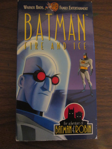 Batman Fire and Ice Animated Cartoon VHS 1997