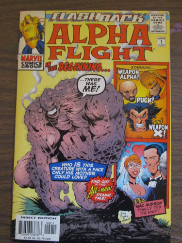 Alpha Flight In the Beginning Flashback Minus 1 1997