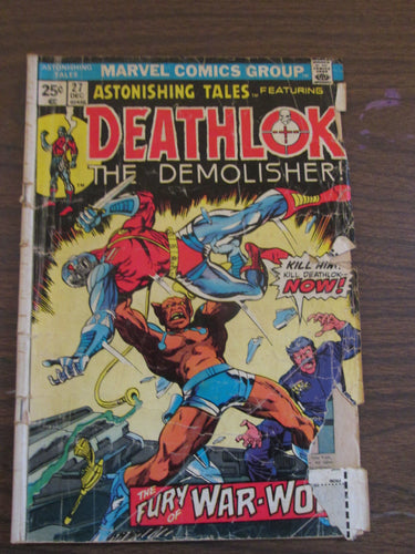 Astonishing Tales Featuring Deathlock the Demolisher #27 1974