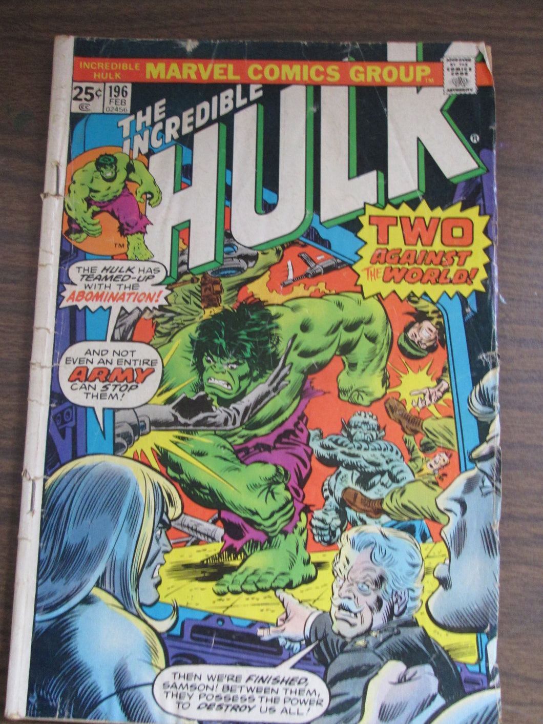 Incredible Hulk #196 1975