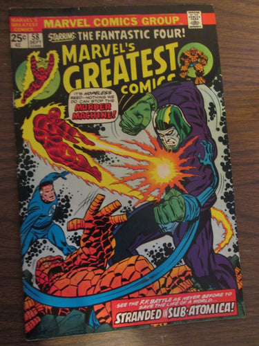 Marvels Greatest Comics starring the Fantastic Four #58