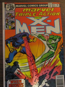 Marvel Triple Action starring the X-Men #45 1978