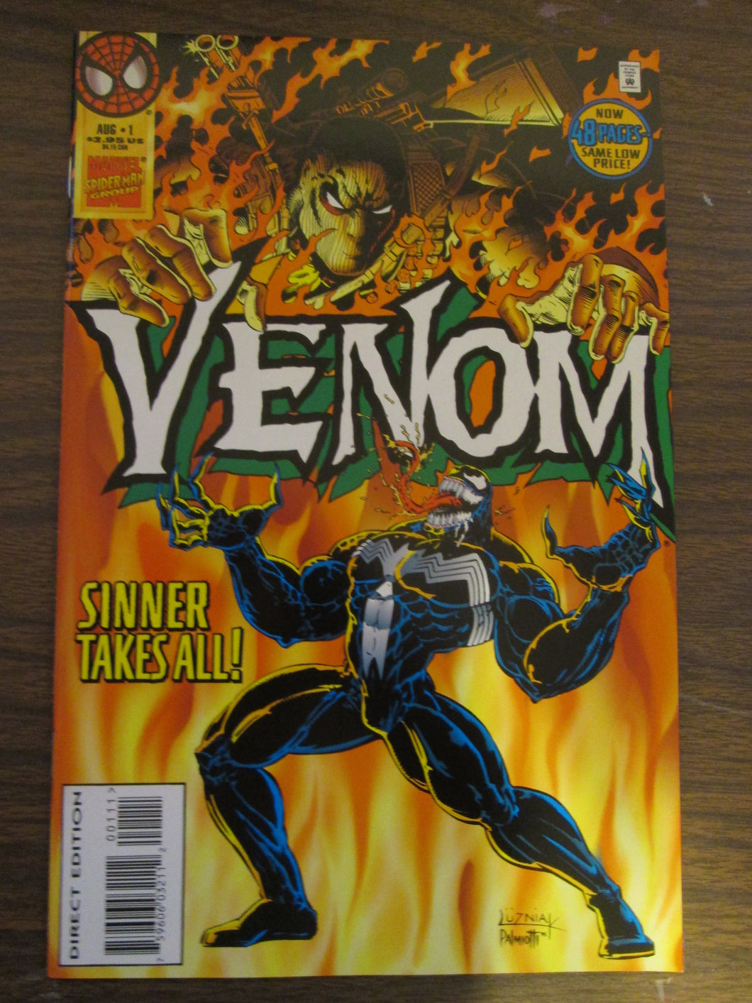 Venom Sinner Takes All #1  1995