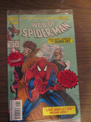 Web of Spider-Man #113 Sealed w/ Animation Print