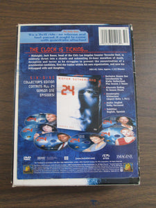 24 DVD Season One starring Keifer Sutherland 2002