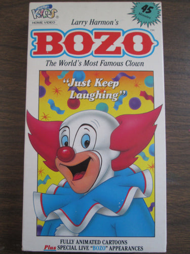 Larry Harmon's Bozo The Worlds Most Famous Clown VHS 1991