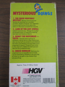 Mysterious Doings VHS 1989 Rare