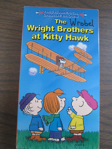 Charlie Brown This is America Vol 2 The Wright Brothers At Kitty Hawk VHS 1994