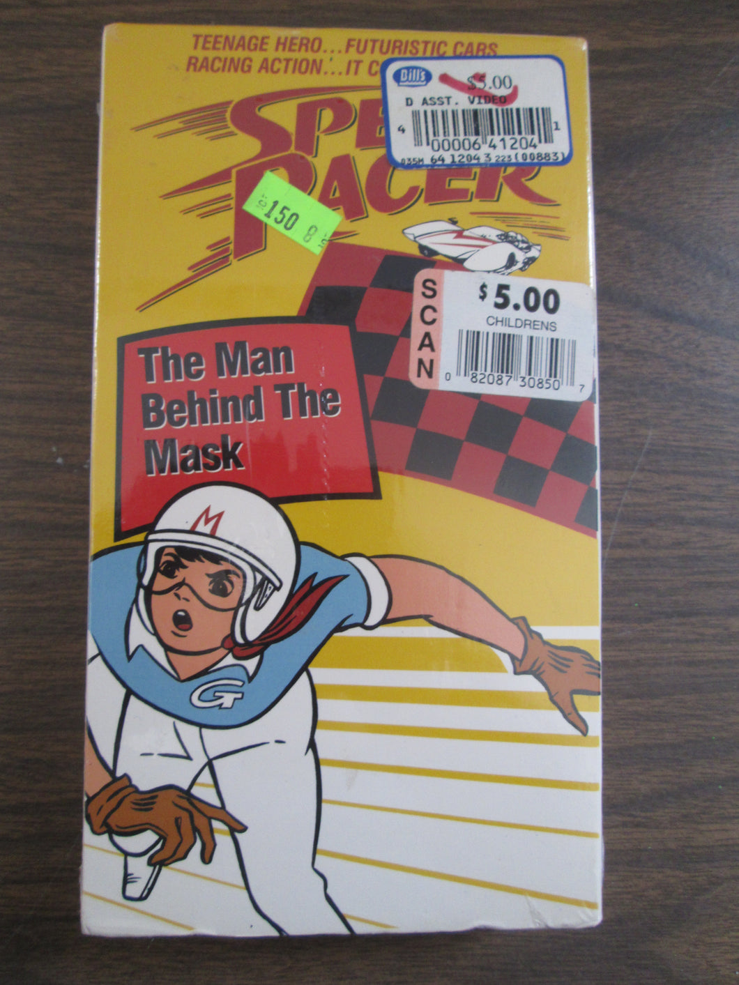 Speed Racer The Man Behind the Mask Sealed VHS 1993