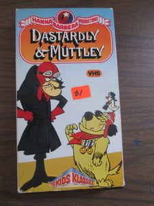Dastardly & Muttley Hanna Barbera VHS 1986