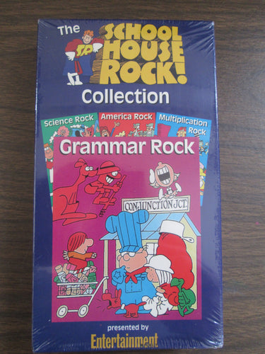 School House Rock Collection Grammar Rock Sealed VHS 1995