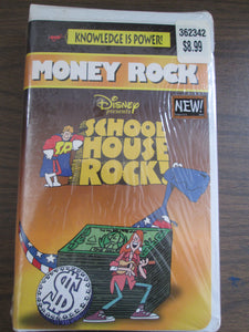 School House Rock Disney Presents Money Rock Sealed VHS 1995