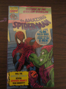 Amazing Spider-Man Marvel Vol 3 Revenge of the Green Goblin Sealed VHS 1992