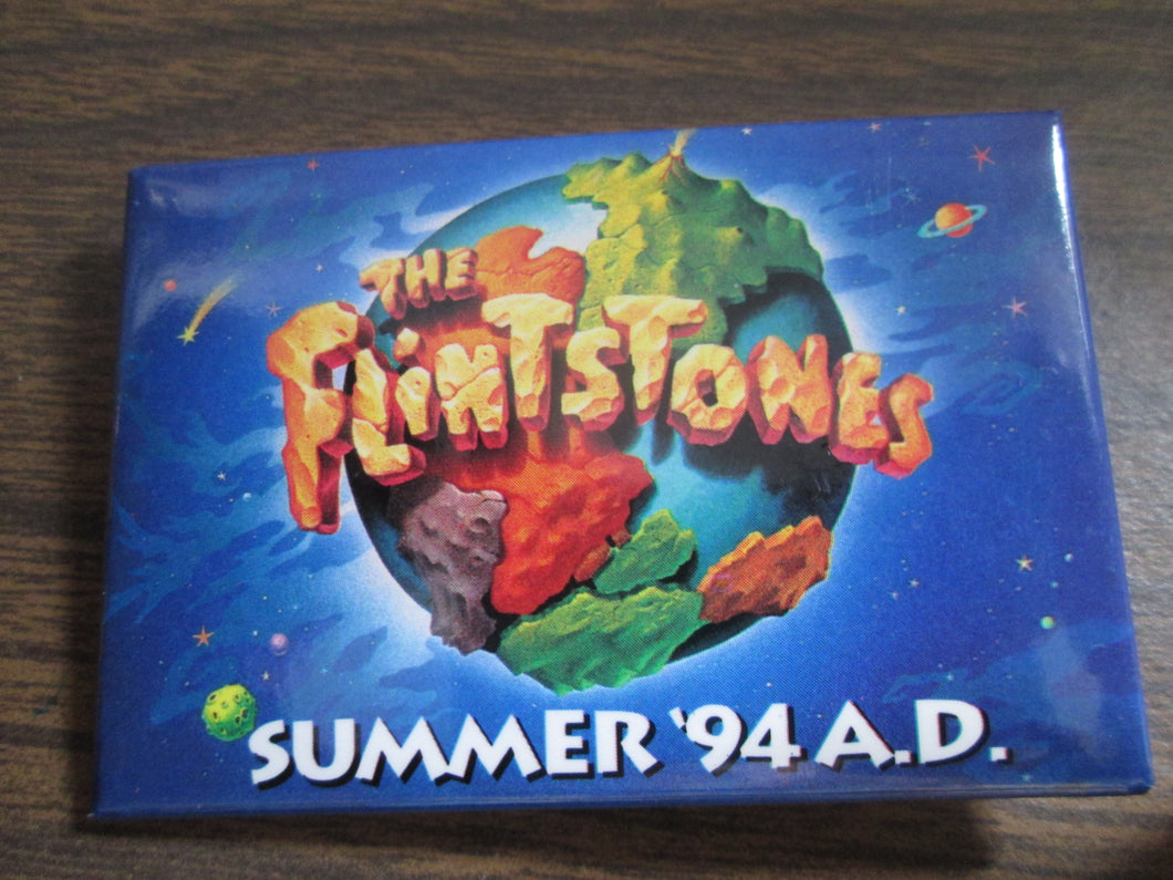 Flintstones Summer '94 A.D. Button Pin 1993