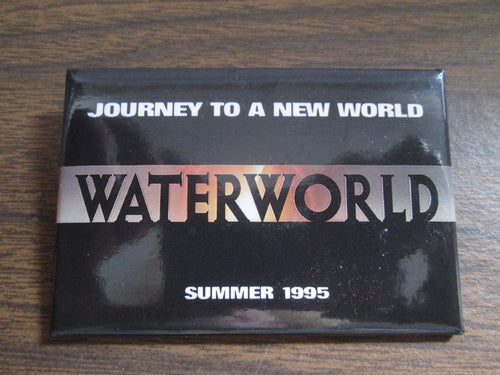 Waterworld Journey to a New World Button Pin Summer 1995