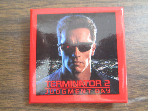 Terminator 2 Judgement Day Button Pin 1991