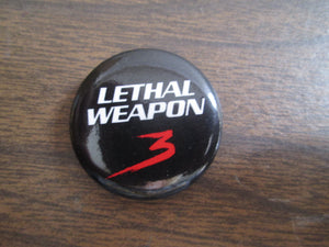 Lethal Weapon 3 Button Pin 1992