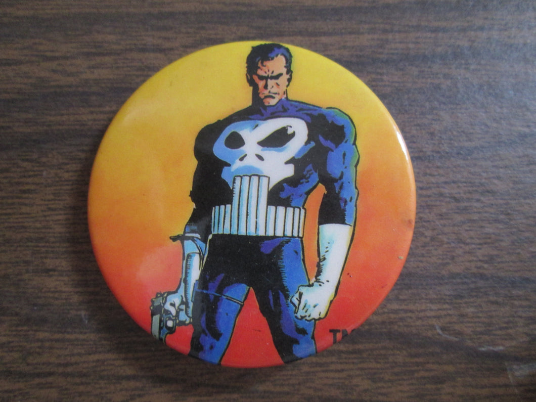 Punisher Marvel Button Pin