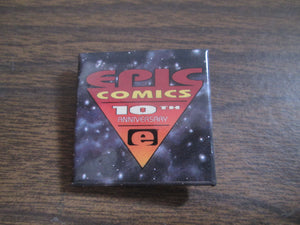 Epic Comics 10th Anniversary Button Pin