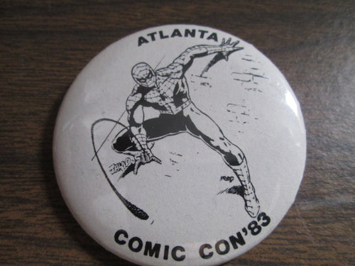 Atlanta Comic Con Button Pin 1983