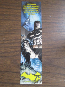 Batman 75 Years of Batman DC Book Mark Promo