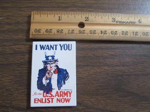 I Want You Uncle Sam for The U.S. Army Enlist Now Magnet 2