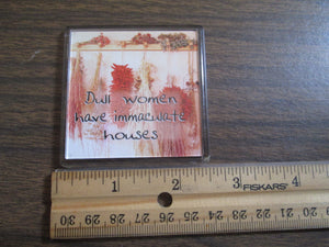 Dull Women Have Immaculate Homes Magnet 1998